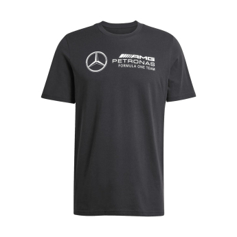 Mercedes AMG Petronas pánské tričko Logo black F1 Team 2025