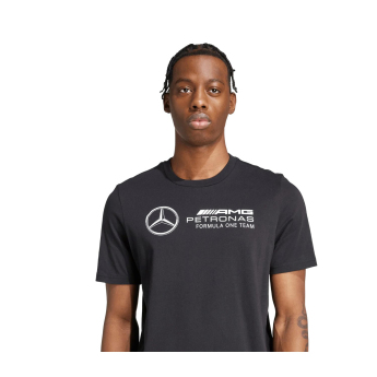 Mercedes AMG Petronas pánské tričko Logo black F1 Team 2025
