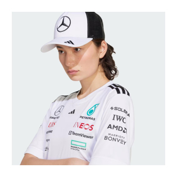 Mercedes AMG Petronas čepice baseballová kšiltovka Star Trucker white F1 Team 2025