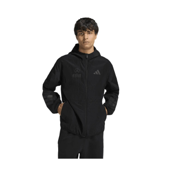 Mercedes AMG Petronas pánská bunda s kapucí Stealth black F1 Team 2026