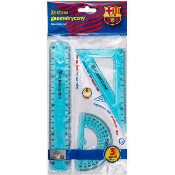 FC Barcelona pravítko set 3pcs