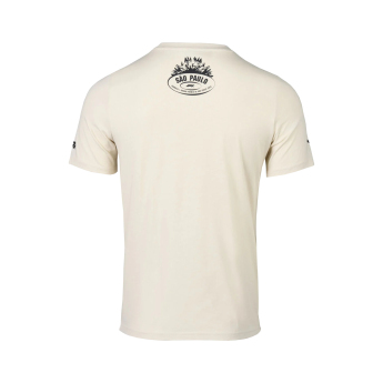 Formule 1 pánské tričko Brazil GP beige 2025