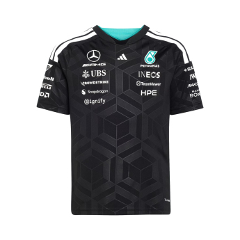 Mercedes AMG Petronas dětské tričko black official Teamline Replica F1 Team 2026