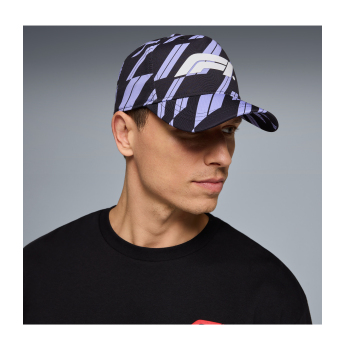 Formule 1 čepice baseballová kšiltovka Track Graphic purple 2026