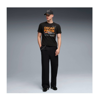 Mclaren Honda pánské tričko Oscar Piastri black F1 Team 2026