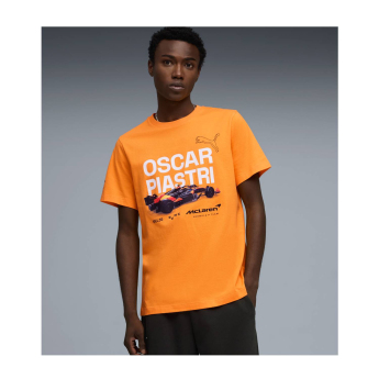 Mclaren Honda pánské tričko Oscar Piastri orange F1 Team 2026