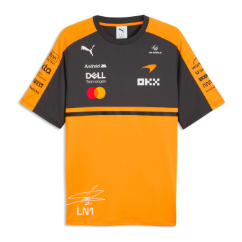 Mclaren Honda pánské tričko Lando Norris #1 official Teamline Replica F1 Team 2026