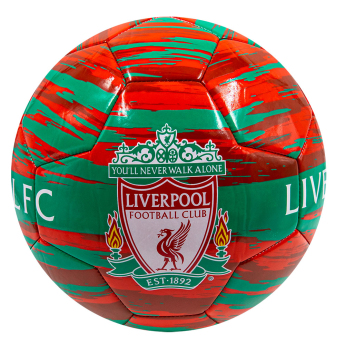 FC Liverpool fotbalový míč Crest turquoise