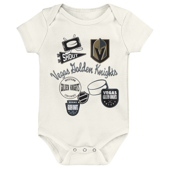 Vegas Golden Knights dětské body Littlest Player 3Pk Creeper Se