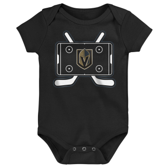 Vegas Golden Knights dětské body Littlest Player 3Pk Creeper Se