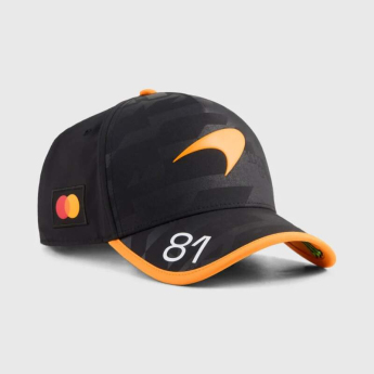 Mclaren Honda čepice baseballová kšiltovka Oscar Piastri #81 Miami GP F1 Team 2026
