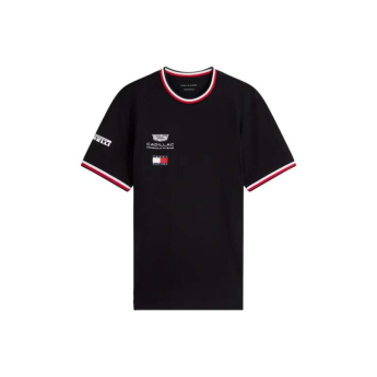 Cadillac F1 pánské tričko official Teamline Replica black F1 Team 2026