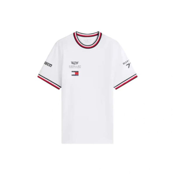 Cadillac F1 pánské tričko Valtteri Bottas #77 official Teamline Replica white F1 Team 2026