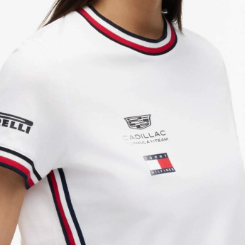 Cadillac F1 dámské tričko official Teamline Replica white F1 Team 2026
