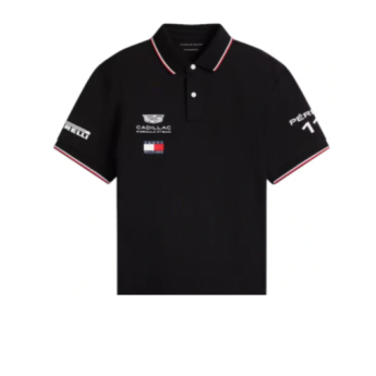 Cadillac F1 pánské polo tričko Sergio Perez #11 official Teamline Replica black F1 Team 2026
