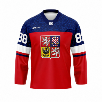 Hokejové reprezentace hokejový dres Czech republic Olymp 2026 David Pastrňák red