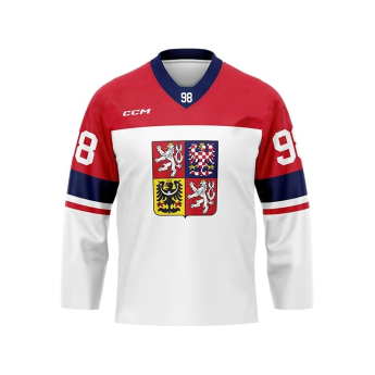 Hokejové reprezentace hokejový dres Czech republic Olymp 2026 Martin Nečas white