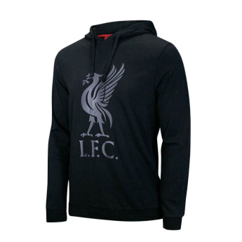 FC Liverpool pánská mikina s kapucí Liverbird black