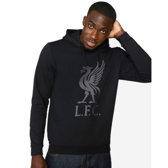 FC Liverpool pánská mikina s kapucí Liverbird black