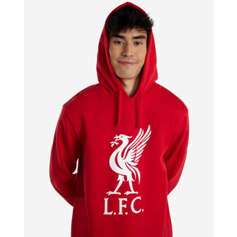 FC Liverpool pánská mikina s kapucí Liverbird red