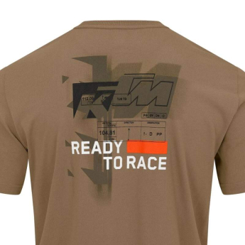 Red Bull KTM pánské tričko logo adventure brown 2026