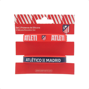 Atletico Madrid sada 2 náramků Silicona