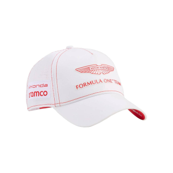 Aston Martin čepice baseballová kšiltovka Lance Stroll Canada GP white F1 Team 2026