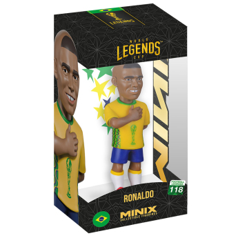 Fotbalové reprezentace figurka MINIX Legends Brazil Ronaldo