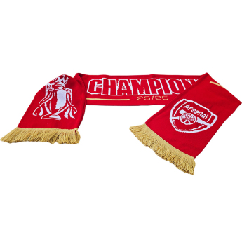 FC Arsenal zimní šála Gold Premier League Champions 25/26