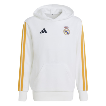 Real Madrid dětská mikina s kapucí Hoody white