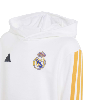 Real Madrid dětská mikina s kapucí Hoody white