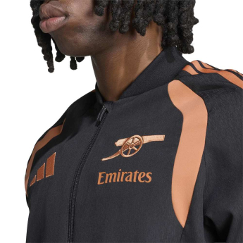 FC Arsenal pánská bunda s kapucí tiro presentation black