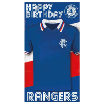 FC Rangers narozeninové přání Shirt Birthday Card