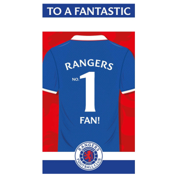FC Rangers narozeninové přání Personalised Birthday Card