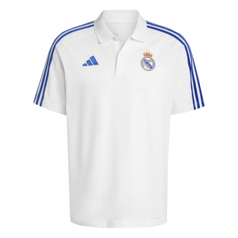 Real Madrid pánské polo tričko DNA white blue