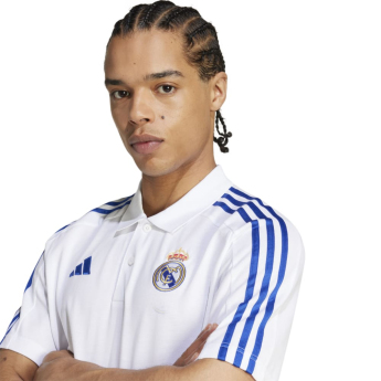 Real Madrid pánské polo tričko DNA white blue