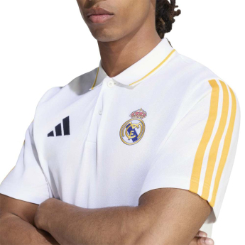 Real Madrid pánské polo tričko DNA white gold