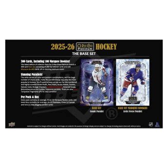 Hokejové karty NHL 2025-26 Upper Deck O-Pee-Chee Platinum Hobby Box