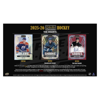 Hokejové karty NHL 2025-26 Upper Deck O-Pee-Chee Platinum Hobby Box