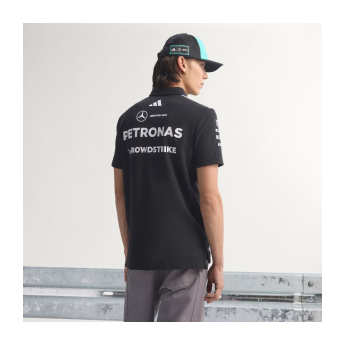 Mercedes AMG Petronas pánské polo tričko black official Teamline Replica F1 Team 2026