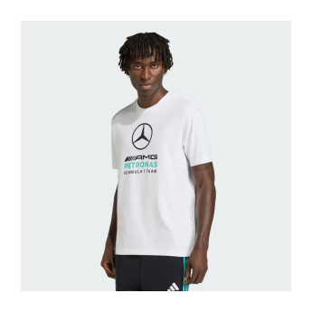 Mercedes AMG Petronas pánské tričko Large Logo white F1 Team 2026