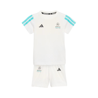 Mercedes AMG Petronas dětský set DNA Shortsleeve white F1 Team 2026
