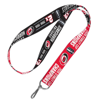Klíčenka Carolina Hurricanes NHL 2026 Stanley Cup Champions 1" Lanyard