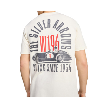 Mercedes AMG Petronas pánské tričko Silver Arrows 1955 Graphic F1 Team 2026