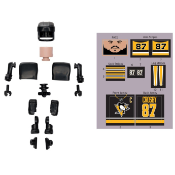 Pittsburgh Penguins figurka Sidney Crosby #87 NHL Construct