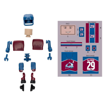 Colorado Avalanche figurka Nathan MacKinnon #29 NHL Construct