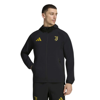 Juventus Turín pánská bunda Travel Windbreaker black