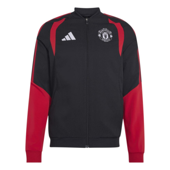 Manchester United pánská bunda s kapucí Tiro Presentation black