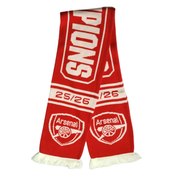 FC Arsenal zimní šála Champions red