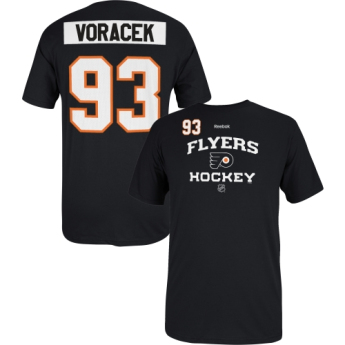 Philadelphia Flyers pánské tričko #93 Jakub Voráček Center Ice black